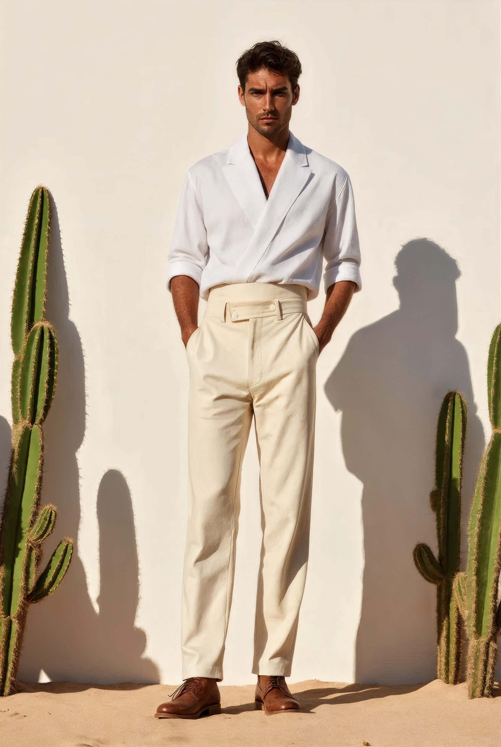 "El Japones Beige Pants"